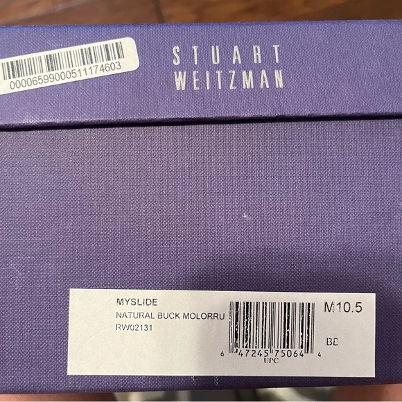 Stuart Weitzman Myslide Snakeskin and Silver Strap Stiletto Pump Mules Size 10.5 - Picture 15 of 15